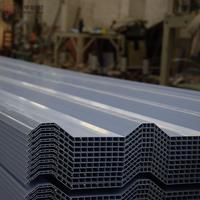 Isolation thermique, plaque de toiture creuse à double paroi en PVC de 10 mm, anti-âge, imperméable, matériau de toiture en plastique pour entrepôt, usine