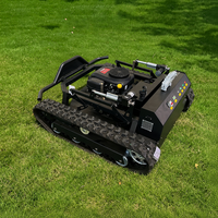 Pengiriman Gratis CE EPA Disetujui Mesin Pemotong Rumput RC Segala Medan Robot Pemotong Rumput Remote Control