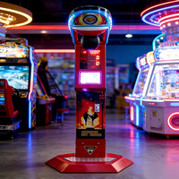 Machine de jeu d'arcade Dragon Fist commerciale, testeur de force de frappe à monnayeur pour divertissement, multi-joueurs, usage intérieur