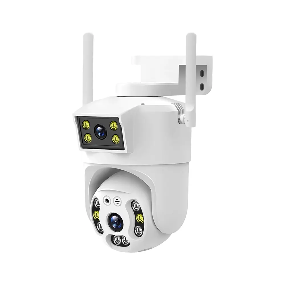 V380 Dual Lens HD CCTV Wireless 4MP 360 Degree Bullet and PTZ Auto Motion Detection WiFi CCTV Camera