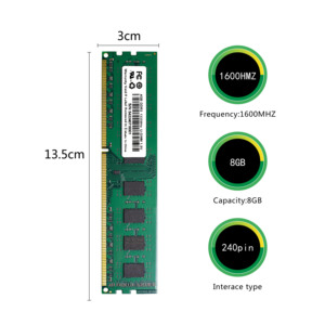 Memorias <span class=keywords><strong>DDR3</strong></span> 8GB memorias สำหรับเดสก์ท็อปคอมพิวเตอร์1600Hz RAM <span class=keywords><strong>DDR3</strong></span><span class=keywords><strong>มือ</strong></span><span class=keywords><strong>สอง</strong></span> - Product Image 3