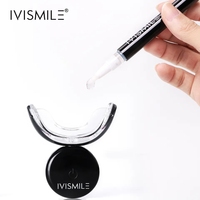 Ivismile OEM Устройство для отбеливания чувствительных зубов, домашний набор для отбеливания под собственной торговой маркой, одобренный SGS, с LED-лампой и гелем для отбеливания зубов