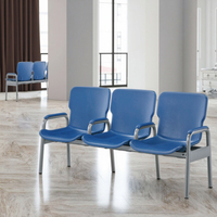 Chaises d'attente modernes hybrides en acier pour hôpitaux et écoles – Durables, écologiques, portables – Offres de gros