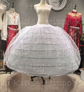 Wholesale in Stock Wedding Dress Petticoat <strong>White</strong> Crinoline Petticoat <strong>Underskirts</strong> 8-Hoops Skirt for Woman Maxi Length <strong>Underskirt</strong> - Product Image 4