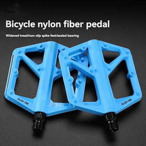 Pedales <span class=keywords><strong>de</strong></span> <span class=keywords><strong>Bicicleta</strong></span> <span class=keywords><strong>de</strong></span> Montaña MTB Antideslizantes <span class=keywords><strong>de</strong></span> Nailon con Eje <span class=keywords><strong>de</strong></span> Acero y Rodamientos Sellados para <span class=keywords><strong>Bicicleta</strong></span> <span class=keywords><strong>de</strong></span> Montaña BMX - Product Image 2
