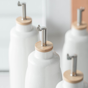 Bouteille Distributrice d'Huile en Céramique OEM ODM <span class=keywords><strong>pour</strong></span> Cuisine, Anti-Goutte, Facile à Utiliser, <span class=keywords><strong>pour</strong></span> Sauce Soja, Vinaigre et Condiments Domestiques - Product Image 2