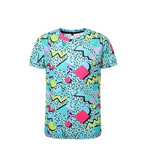 Tenues pour garçons Inrajoper années 80 <span class=keywords><strong>et</strong></span> 90, 6 pièces, costumes hip-hop, accessoires, t-shirt coloré Echo Christmas pour fête à thème - Product Image 1