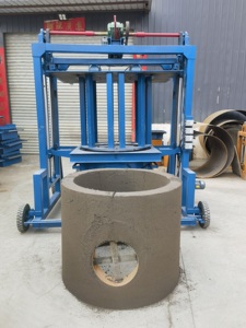 Đường ống dẫn nước xi măng lớn làm Đường Kính Máy 1800mm Chiều cao 500mm kiểm tra khối bê tông manhole đúc máy - Product Image 3