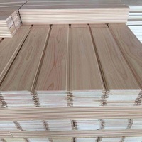 Panneaux en bois massif de paulownia au design moderne pour murs, vente en gros de panneaux muraux décoratifs en bois naturel droit