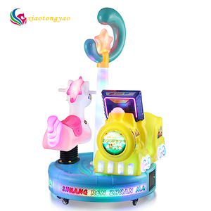 Manège d'extérieur pour enfants à monnayeur en fibre de verre, machine de jeu d'arcade pour enfants, certifiée CE, garantie 1 an, grande capacité pour - Product Image 4