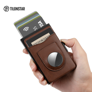 TILONSTAR TWM106e Credit <b>Smart</b> Automatic Anti Theft Pop up Aluminium Rfid Card Holder for Airtag Holder - Product Image 2