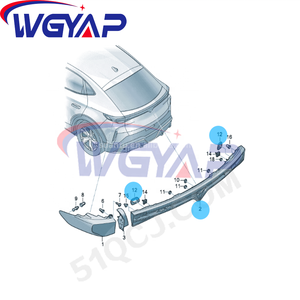 WGYAP OEM 11H 945 307 Barre lumineuse <span class=keywords><strong>LED</strong></span> pour feu arrière de voiture avec <span class=keywords><strong>logo</strong></span> spécifique pour SEAT Tavascan (CUPRA) ID UNYX - Product Image 2