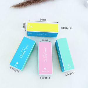 Ziri fabrika toptan yüksek kalite profesyonel 4 yollu renkli EVA tırnak törpüsü tampon blok Logo ile - Product Image 6