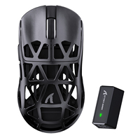 Souris de jeu sans fil ATTACK SHARK R2 en alliage de magnésium, super légère 45g, PAW3950, 42000 DPI, taux de polling 8000Hz, souris gamer tri-mode