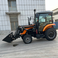 Langlebiger 100PS 120PS 4WD 4x4 Radtraktor mit Lader, Pumpe, Getriebe und Motor, Hochwertiger Landwirtschaftlicher Traktor
