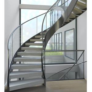 <span class=keywords><strong>Escaleras</strong></span> de Caracol de metal forjadas a mano modernas para interiores Escalera curva de Villa de lujo y <span class=keywords><strong>escaleras</strong></span> ahorradoras de espacio - Product Image 3