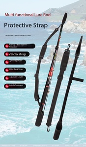 Sangle de fixation portable en polyester haute élasticité <span class=keywords><strong>pour</strong></span> canne à pêche, housse de protection micro universelle <span class=keywords><strong>pour</strong></span> porte-canne à leurre - Product Image 2