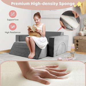 Giving Tree Kids <b>Folding</b> Sofa Chair With Handrails Washable Compressible Packaging For Children Age 3 And Above - Product Image 3