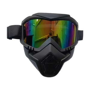 Kacamata Motorcross Berkualitas Tinggi dengan Masker Tipe Harley untuk Berkendara Motor Trail - Product Image 1