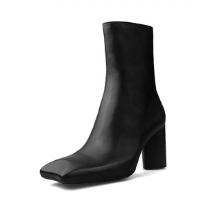 Design fish mouth boots autunno e inverno leggero stivali in pelle di lusso europeo stazione di medie dimensioni stivali con tacco alto <span class=keywords><strong>donna</strong></span> - Product Image 1