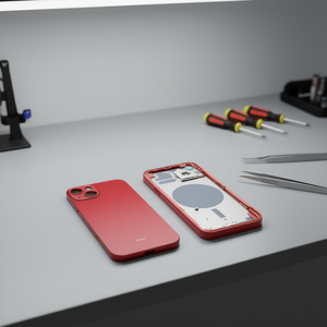 Carcasa Trasera Roja para iPhone 13 con Chasis de Material ABS - Product Image 3