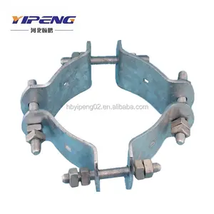 Factory outlet Hot Dip Galvanized Pole clamp for wooden post Pole hardware Power pole band bracket