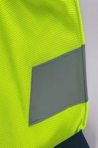 Security Work Construction Reflection Polyester <b>Hi</b> <b>Vis</b> Polo <b>Shirt</b> Safety Reflective <b>T</b> <b>Shirt</b> - Product Image 6