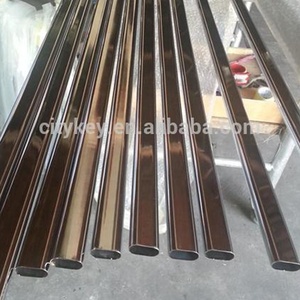CTK High Quality 15x30mm Chrome Plated Hollow Metal Oval Tube For <span class=keywords><strong>Human</strong></span> <span class=keywords><strong>Furniture</strong></span> - Product Image 4