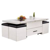 Table basse TV relevable moderne et ensemble de tables basses, vente chaude d'usine, rectangulaire, extensible avec rangement décoratif imbriqué