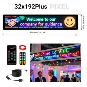 Pantalla LED Digital USB Flexible, Personalizable con Texto, Animación, Ritmo Musical, para Tiendas, Bares, Ventanas de Automóviles - Product Image 3