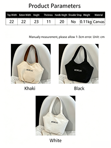 <span class=keywords><strong>Sac</strong></span> fourre-tout <span class=keywords><strong>de</strong></span> luxe en toile avec poignée en bambou, grande capacité, pour femme, collection 2026, <span class=keywords><strong>sac</strong></span> à bandoulière, <span class=keywords><strong>sac</strong></span> à main, logo personnalisé - Product Image 2