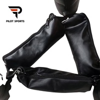 Sac de frappe lourd autoportant PILOTSPORTS, mannequin de boxe en cuir anti-explosion multifonctionnel pour l'entraînement MMA et de combat