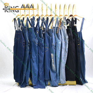 Pantalones vaqueros estilo Streetwear usados para mujer Tirantes de segunda mano Celana para moda urbana - Product Image 5
