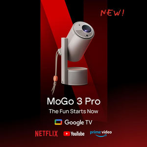 Stocks brésiliens XGIMI <span class=keywords><strong>MoGo</strong></span> 3 Pro 1080p projecteur portable Google TV avec support PowerBase pour le camping en plein air - Product Image 2