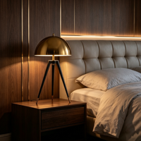 Lampe de table décorative minimaliste créative nordique avec trépied, idéale pour les hôtels, les salons et les chambres à coucher