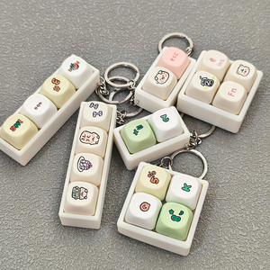 Tùy chỉnh chuyển đổi keycap PVC nhựa Keychain với thiết kế logo DIY Bàn phím Keychain cho căng thẳng cứu trợ Acrylic Keycap tùy chỉnh - Product Image 1