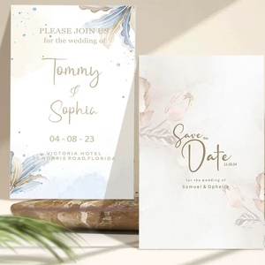 บัตรแสดงความขอบคุณสำหรับการเยี่ยมชมบัตรอวยพรการพิมพ์ฟอยล์สีเงินสีทองหรูหราแบบกำหนดเอง - Product Image 5