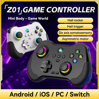 Manette sans fil Z01 pour N Switch, manette de jeu pour PS3/PS4/Adroid/iOS/Arcade/PC/Steam, manette sans fil BT