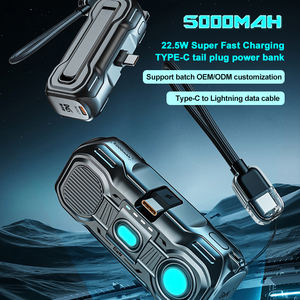 Banque d'alimentation miniature personnalisée avec logo 5000 mAh pour téléphone <span class=keywords><strong>portable</strong></span>, porte-clés, banque d'alimentation d'urgence 22,5 W - Product Image 5
