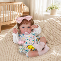 Poupée Reborn réaliste de 19 pouces en vinyle souple, jouet pour enfants, cadeau, vente en gros, personnalisable