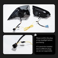 Feux arrière HETOP Golf 7 2013-2017, feux arrière LED, mise à niveau Golf 8.5, design arrière LED, feux arrière Plug and Play pour Volkswagen