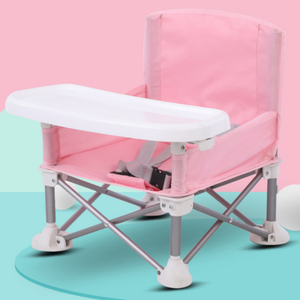 Hochwertiger Klappbarer Kunststoff-PVC-Rückenlehnenloser Babyhochstuhl für Innen und Außen Tragbarer Niedriger Sitz Strandstuhl - Product Image 6