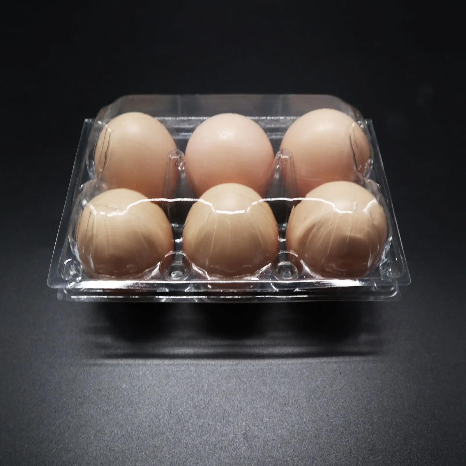 卸売6/8/9/12穴透明プラスチック卵トレイ、中型透明プラスチック卵カートン卵箱