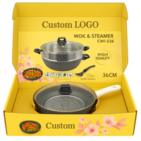 Boîtes personnalisées pour ustensiles de cuisine, impression couleur, boîtes en aluminium pour woks, grandes boîtes de taille standard, bon emballage personnalisé pour ustensiles de cuisine