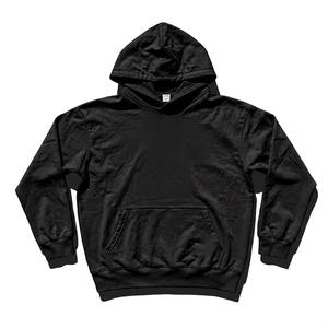 Sweat à capuche unisexe épais coupe droite style américain automne motif cœur décontracté coupe-vent écologique - Product Image 6