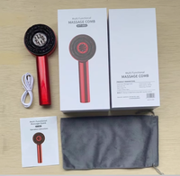 Nouvelles Tendances : Peigne Électrique à Lumière Rouge LED Anti-Chute de Cheveux, Appareil de Croissance Capillaire, Brosse de Massage Électrique du Cuir Chevelu, Applicateur d'Huile