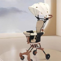 Poussette bébé - Légère et pliable avec fonctionnement à un bouton.