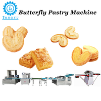 LongYu Nouvelle Machine Automatique à Pâtisserie Papillon, Machine à Pâte Feuilletée, Machine à Mille-Feuille, Machine à Biscuits, Équipement de Boulangerie, Garantie 1 An