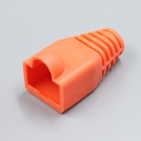 Funda Protectora de Goma para Conector RJ45 Cat5 Cat5e Cat6 Cat6a, Tapón para Cable de Red e Internet, Alivia la Tensión, Color Rojo