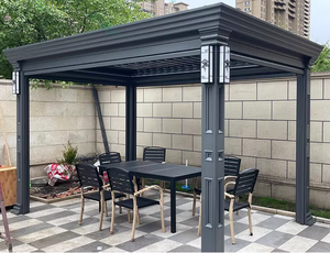 Gazebo de jardin de toit d'auvent de patio imperméable Lourverd Pergola bioclimatique en aluminium - Product Image 3